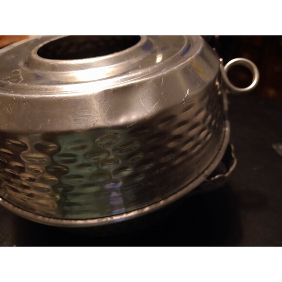 Vintage Nasco Italy 3 Pc Hammered Aluminum Casserole Dish / Cooking piece/ Cover - Picture 10 of 12